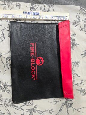 Fire Block Fireproof Document Money Bag Heavy Duty New Without Tags